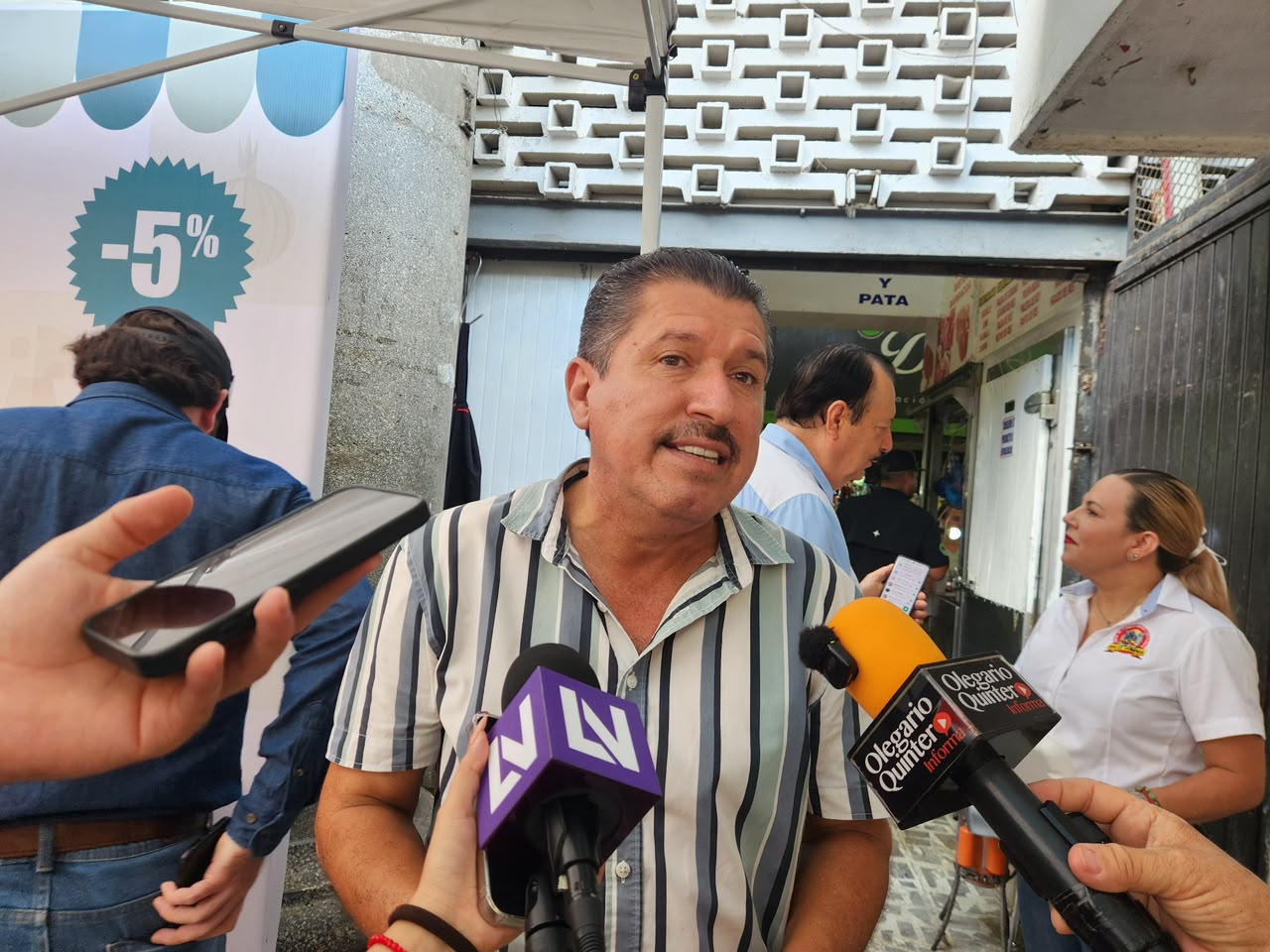 Líder de la Unión de Locatarios y Comerciantes del Centro de Culiacán