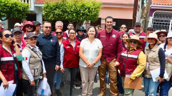 Llevan apoyos y atención casa por casa a familias de la colonia Montuosa tras Jornadas de Paz en Mazatlán, Sinaloa