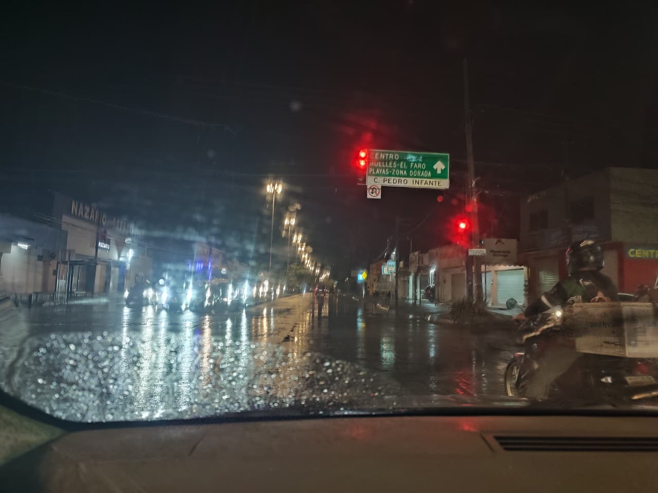 Lluvia en Mazatlán