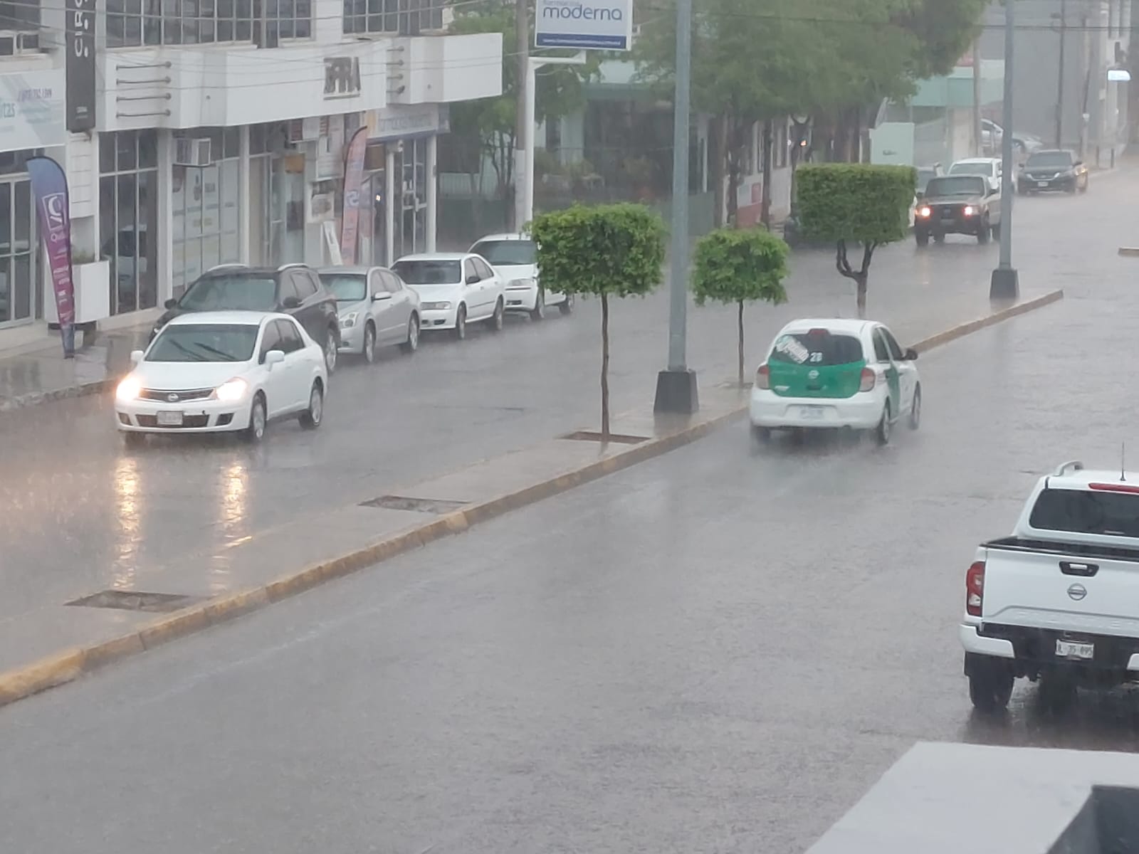 Lluvia en Guamúchil