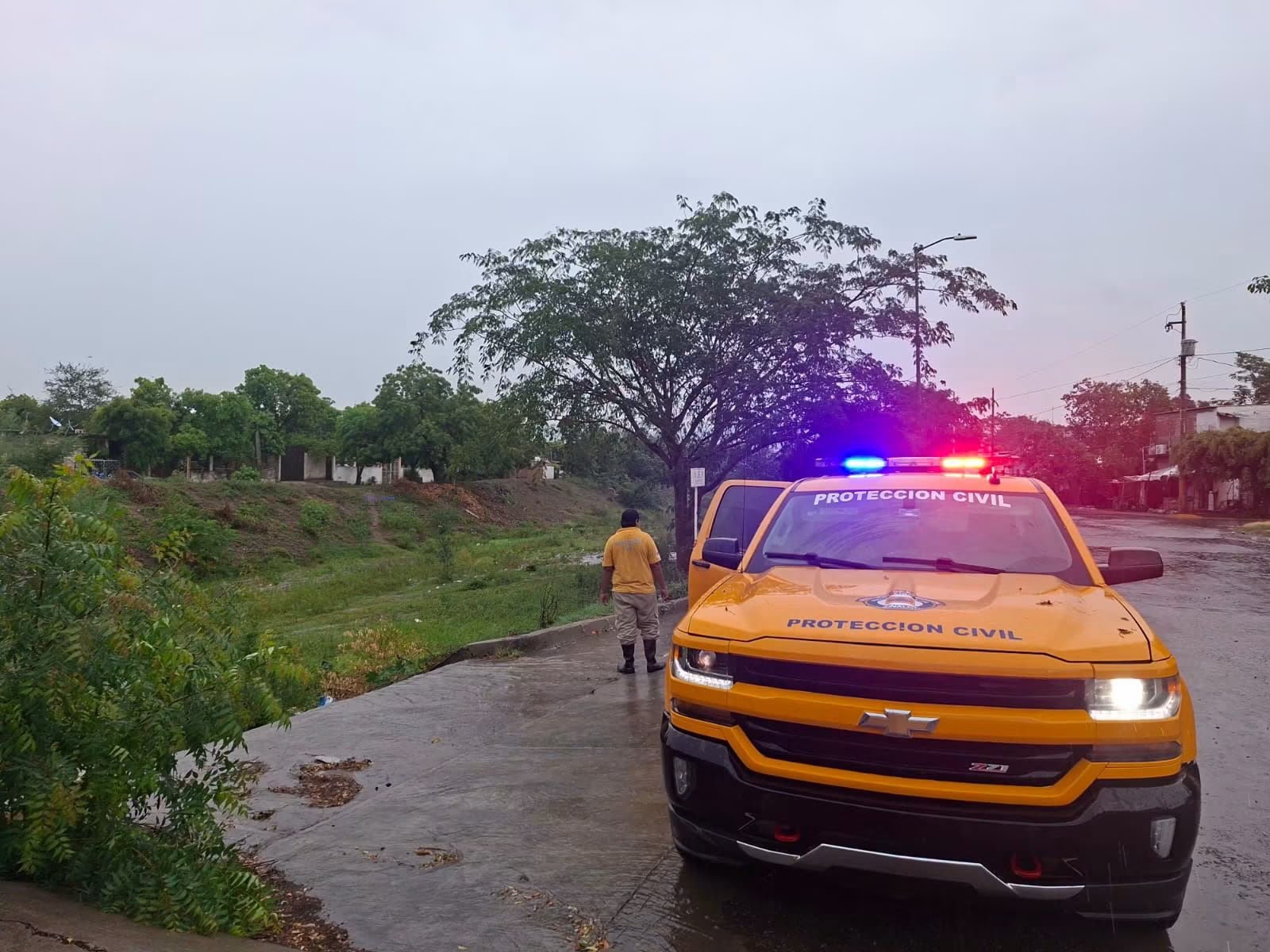 Lluvias en el sur de Sinaloa