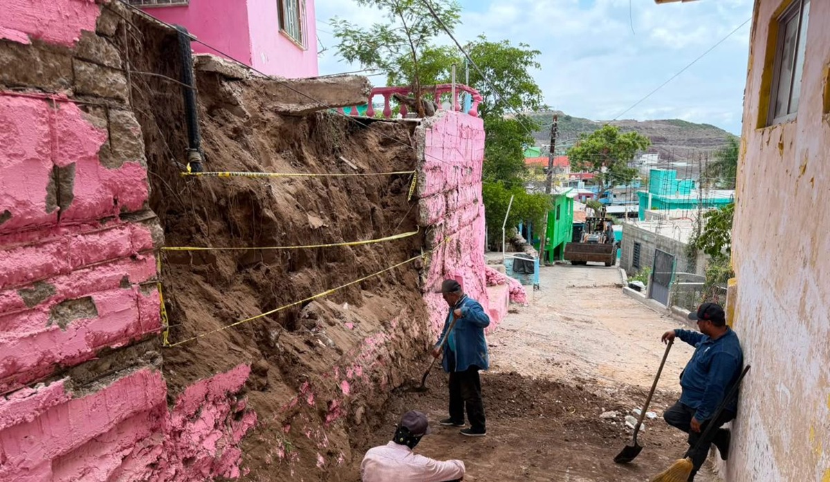 Lluvias afectan vivienda en Topolobampo