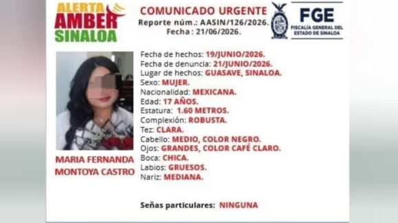 Localizan sana y salva a adolescente con Alerta Amber en Guasave, Sinaloa