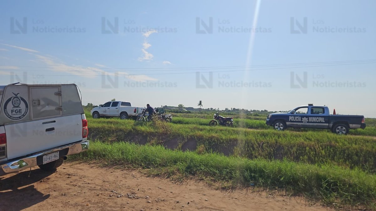 localizan a motociclista dentro de canal de riego en navolato lugar