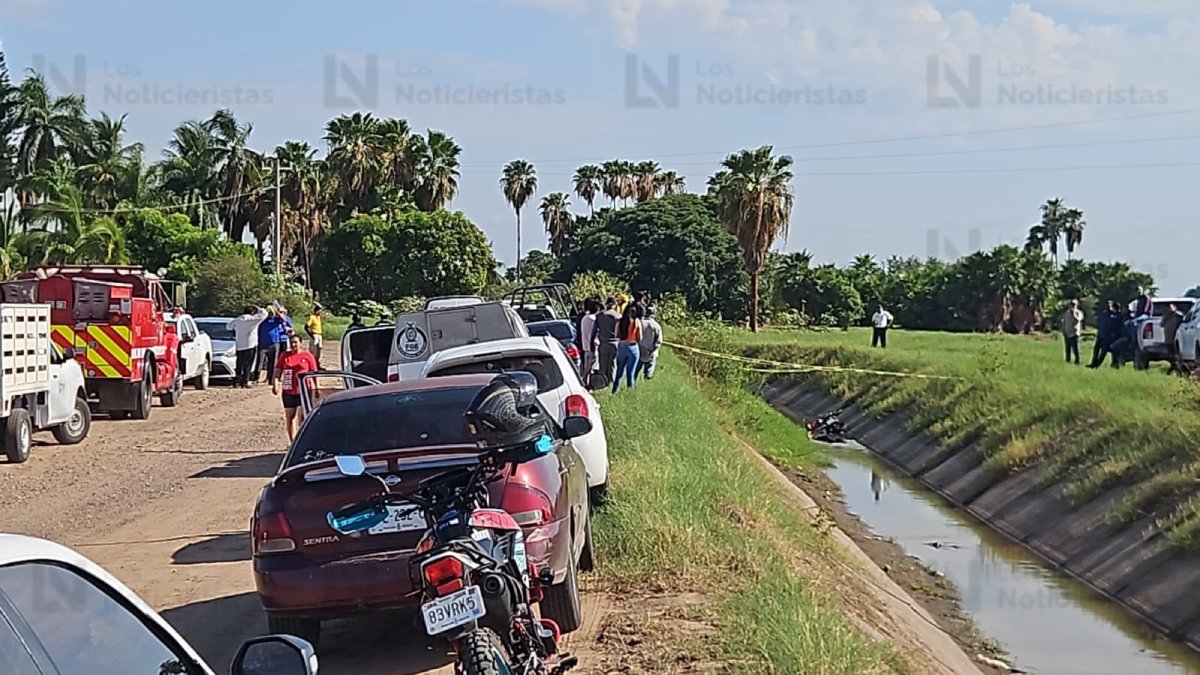 localizan a motociclista dentro de canal de riego en navolato
