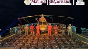 marina asesta nuevo golpe al crimen organizado helicoptero