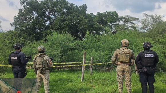 Desactiva Marina explosivos durante operativo de seguridad en Elota, Sinaloa; hallan un mortero y 50 iniciadores