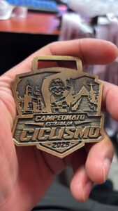 Medalla del estatal de Ciclismo en Culiacán