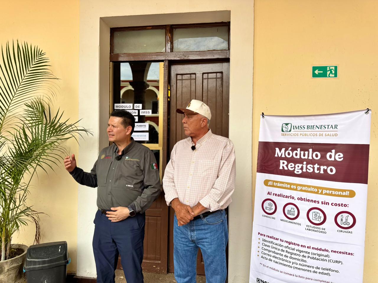 Abren módulo de afiliación del IMSS-Bienestar en El Fuerte