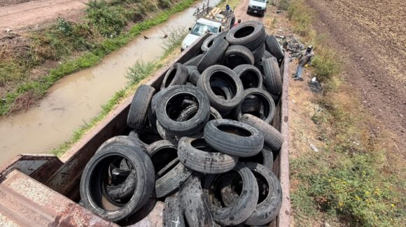 Se tomarán acciones en Ahome sobre llanteras, luego del tiradero que denunció el módulo Santa Rosa