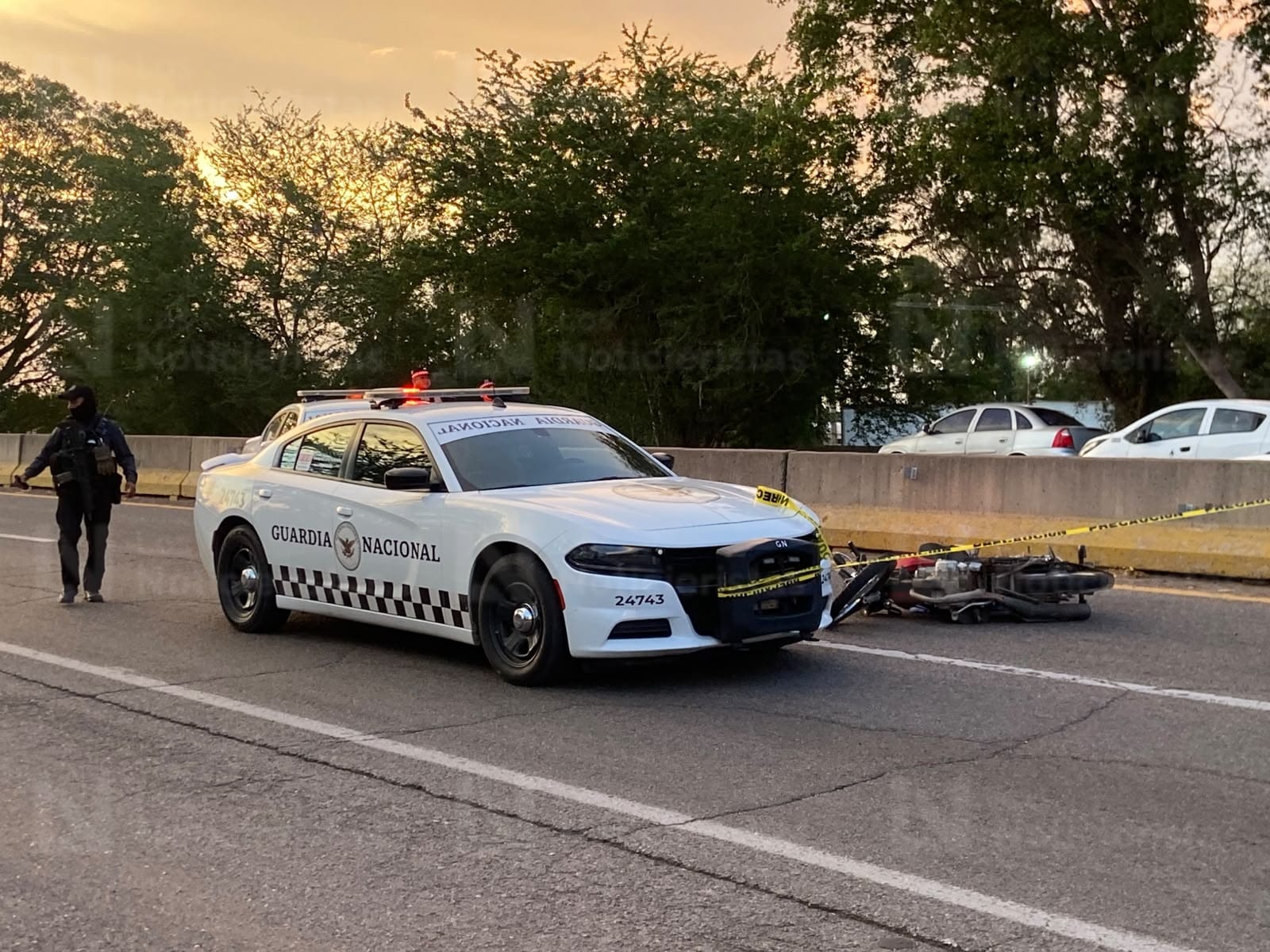 Motociclista ejecutado sobre La Costera, en Culiacán