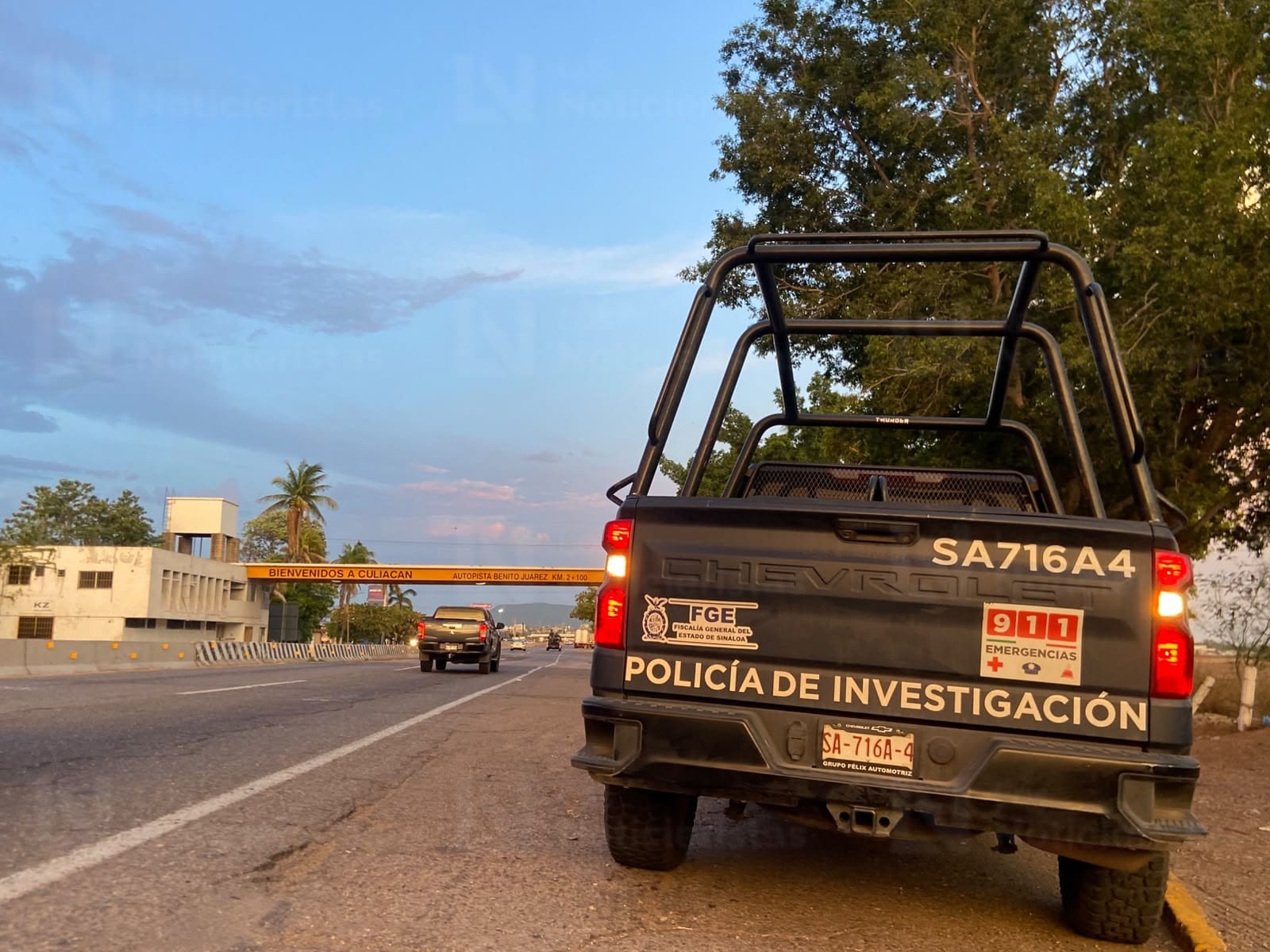 Motociclista ejecutado sobre La Costera, en Culiacán