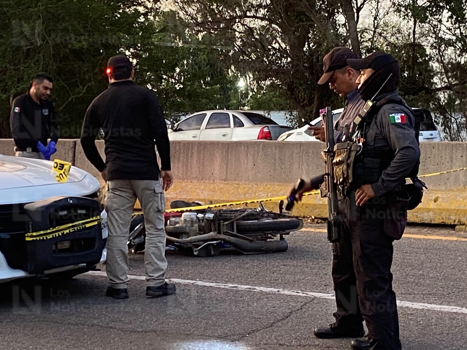 Motociclista ejecutado sobre La Costera, en Culiacán
