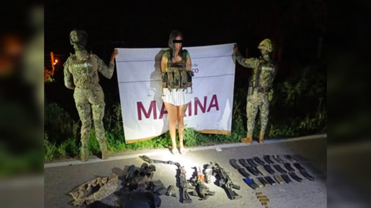 mujer detenida por semar en escuinapa sinaloa