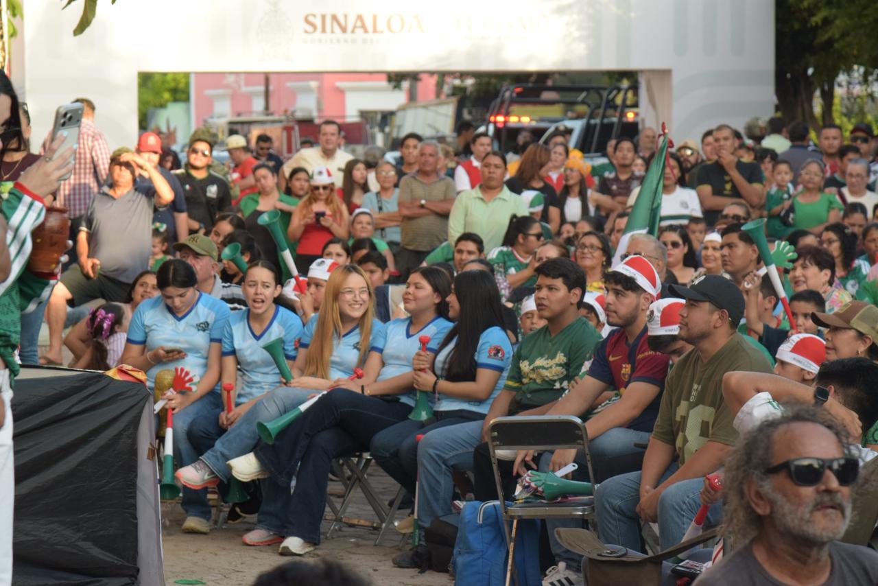 Habrá pantalla gigante para el México vs. Inglaterra en la Plaza de Armas de El Fuerte