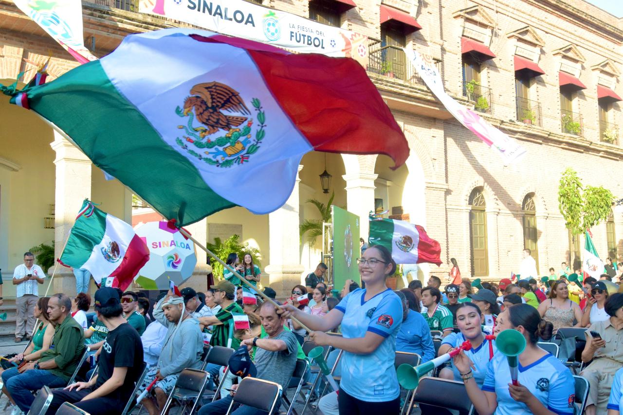 Habrá pantalla gigante para el México vs. Inglaterra en la Plaza de Armas de El Fuerte