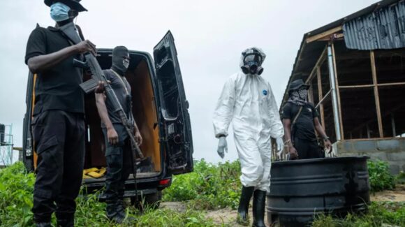 Alcances del ‘narco’ mexicano: Encuentran el mayor ‘narcolaboratorio’ en Nigeria, tras investigación contra 3 connacionales