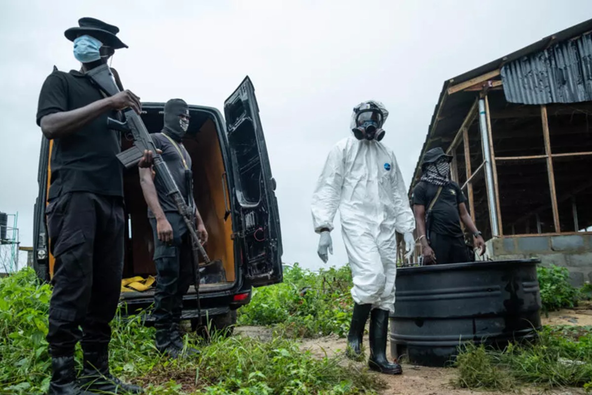 Narcolaboratorio en Nigeria