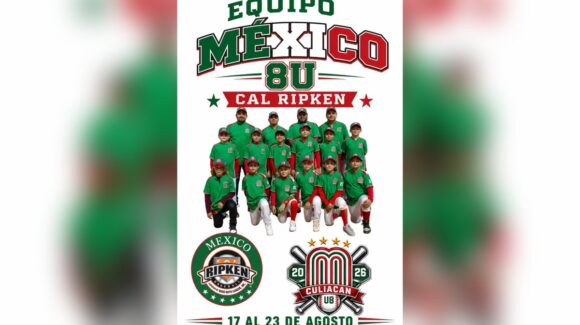 Doce niños sinaloenses representarán a México en el Cal Ripken World Series 8U en Marlton, New Jersey; ocupan patrocinadores