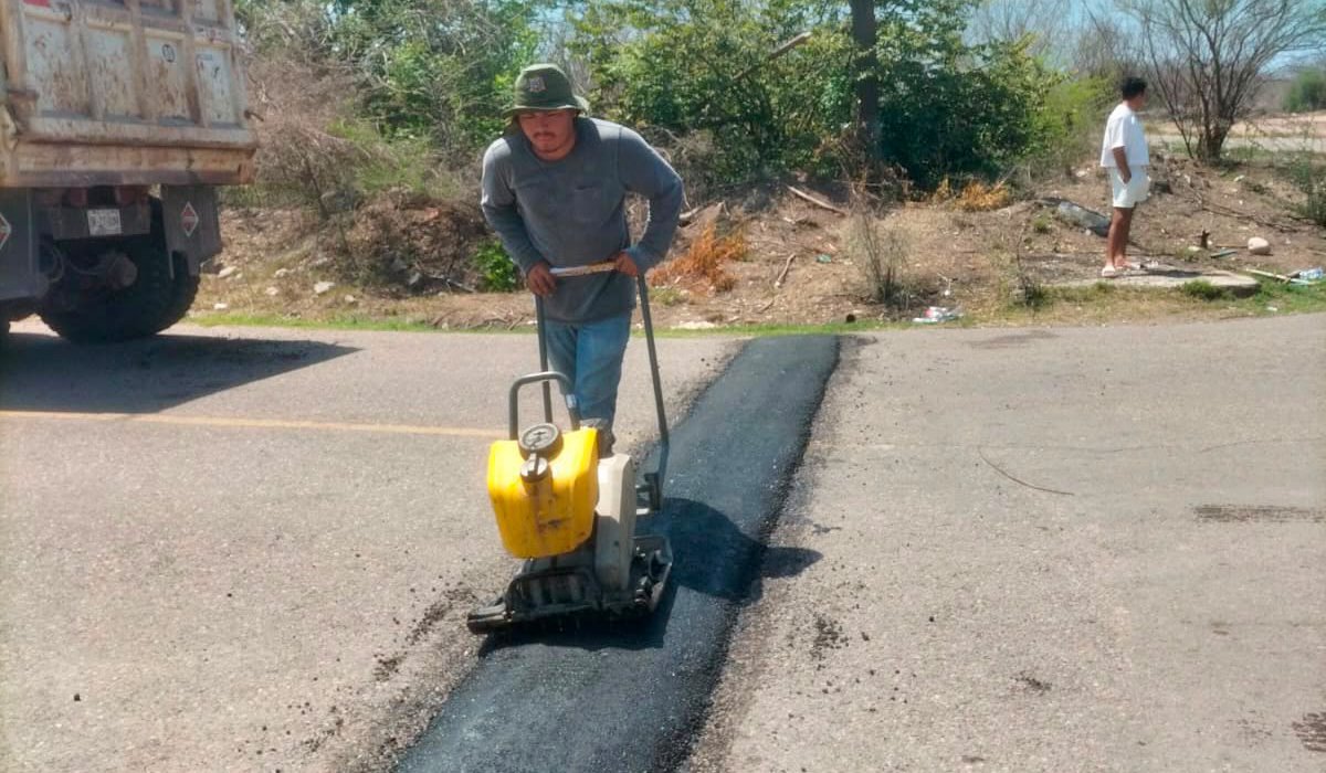 Obras de mejoramiento en zona rural de Mazatlán, Sin.