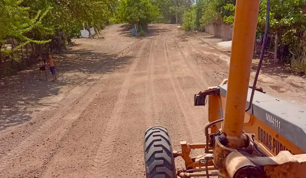 Obras de mejoramiento en zona rural de Mazatlán, Sin.