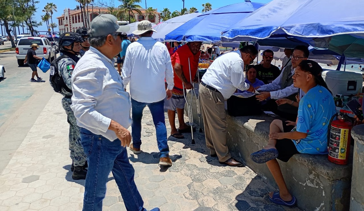 Operativo de Semarnat y Profepa para ordenar el uso de la zona federal marítimo-terrestre de Mazatlán