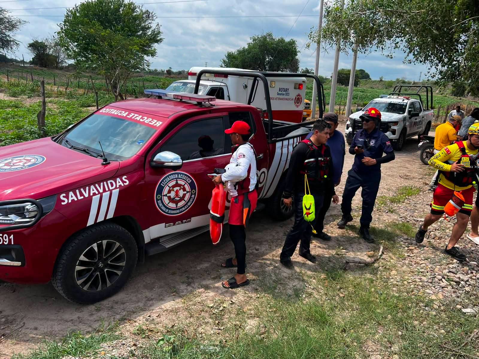 Activan operativo de búsqueda para localizar a menor desaparecido en el río Presidio, Mazatlán