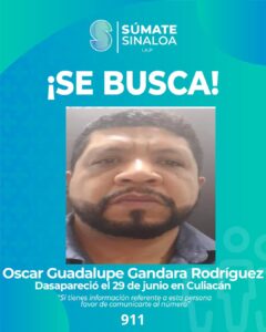 Ficha de búsqueda de Óscar Guadalupe Gándara