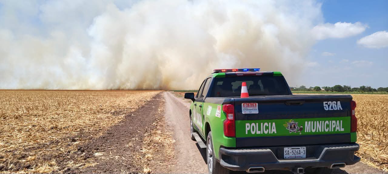 Patrulla de la Unidad Ambiental en Guasave