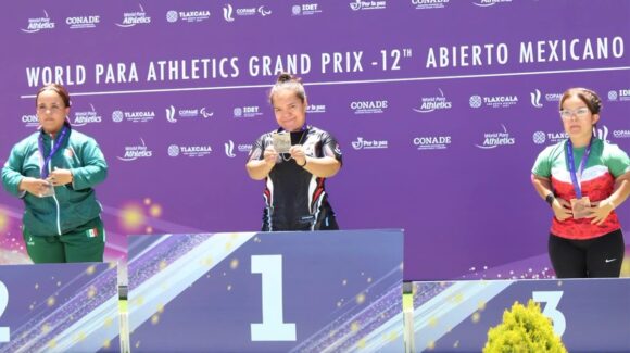 ¡Oro sinaloense! Pauleth Mejía gana primera medalla en Grand Prix de Paratletismo 2026