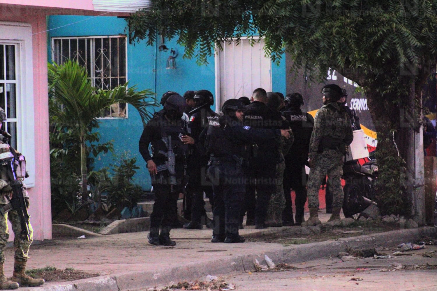 Persecución termina con dos detenidos en Infonavit Alarcón, en Mazatlán