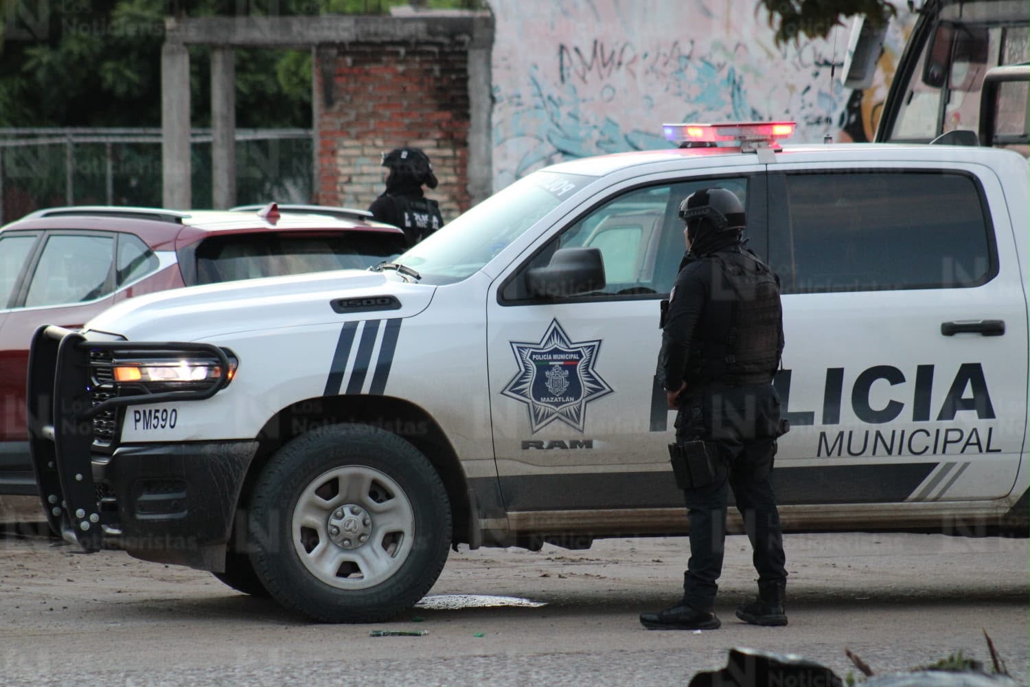 Persecución termina con dos detenidos en Infonavit Alarcón, en Mazatlán