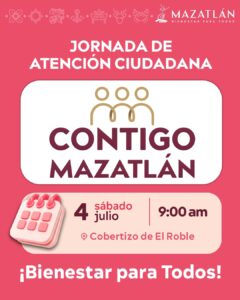 Programa Contigo Mazatlán en El Roble