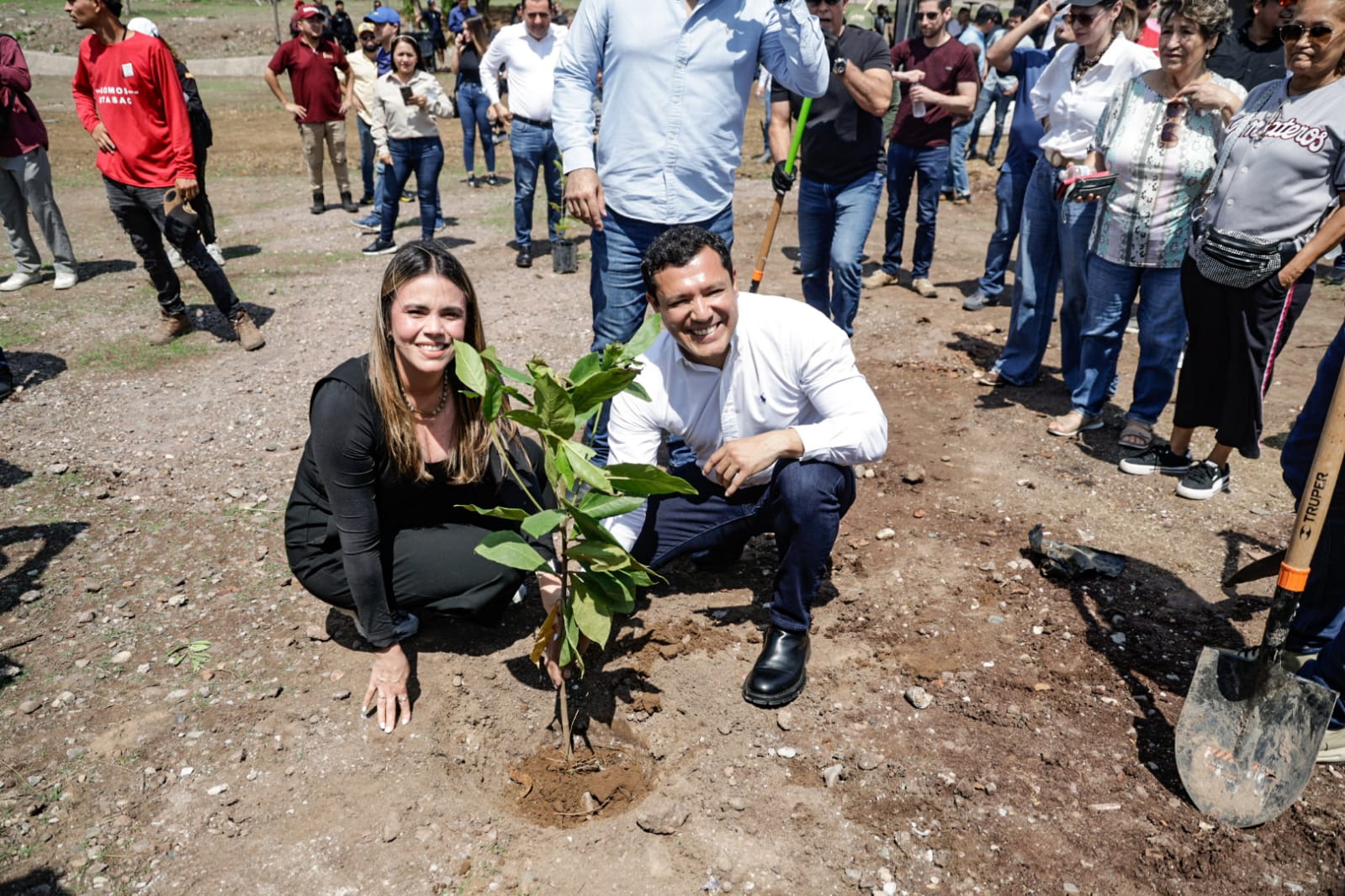 Ayuntamiento de Culiacán y SEBIDES celebran jornada de arborización en el bulevar Agricultores