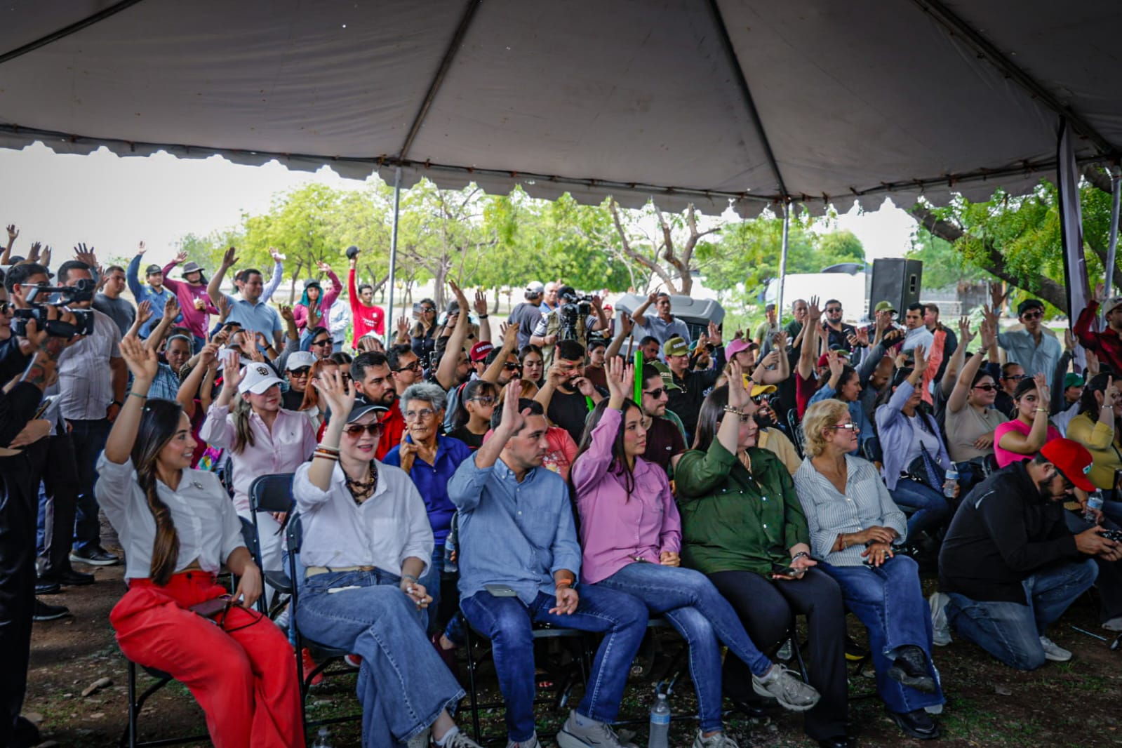 Ayuntamiento de Culiacán y SEBIDES celebran jornada de arborización en el bulevar Agricultores