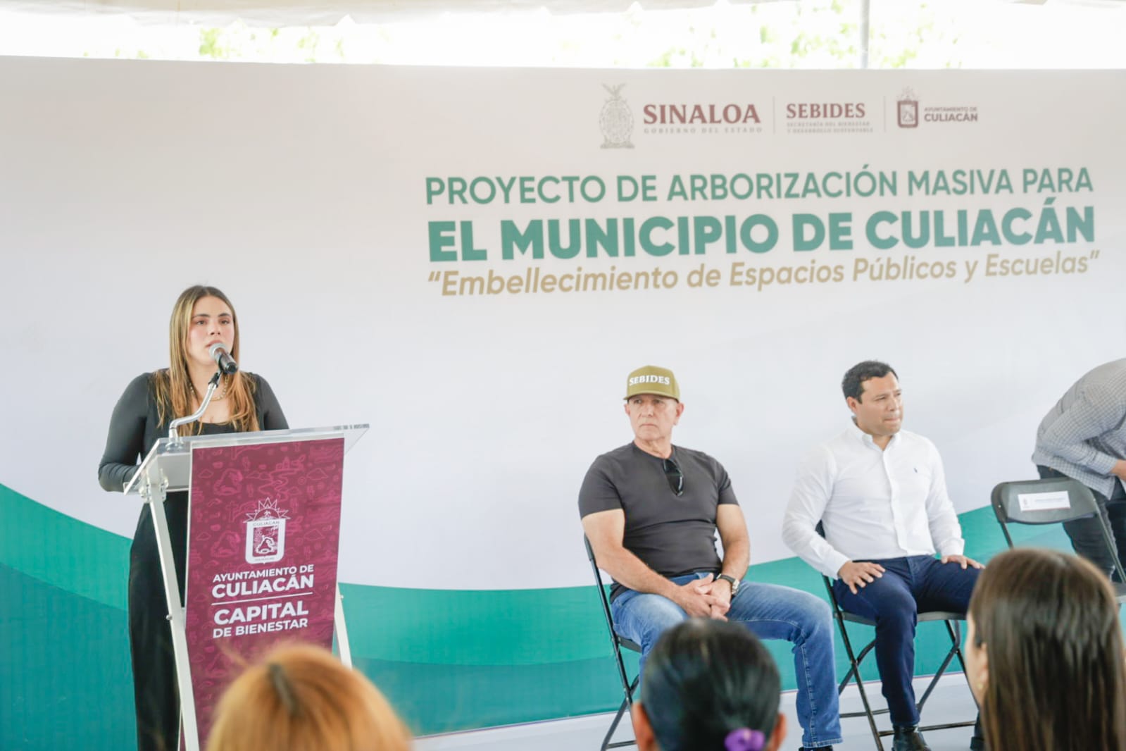 Ayuntamiento de Culiacán y SEBIDES celebran jornada de arborización en el bulevar Agricultores