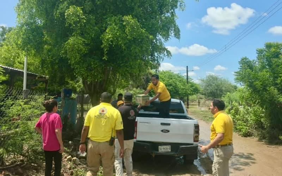 Protección Civil Sinaloa despliega operativo por lluvias en Guasave, Mocorito, El Fuerte y Mazatlán