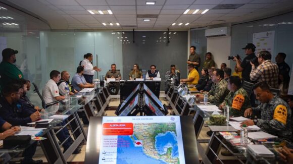 Realizan simulacro sobre impacto de huracán categoría 5 en Culiacán, Sinaloa