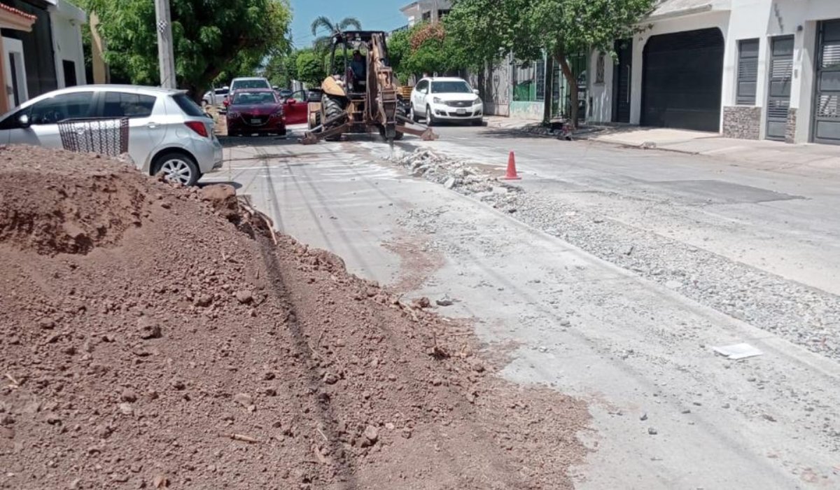 Rehabilitación de drenaje en Ahome, Sinaloa