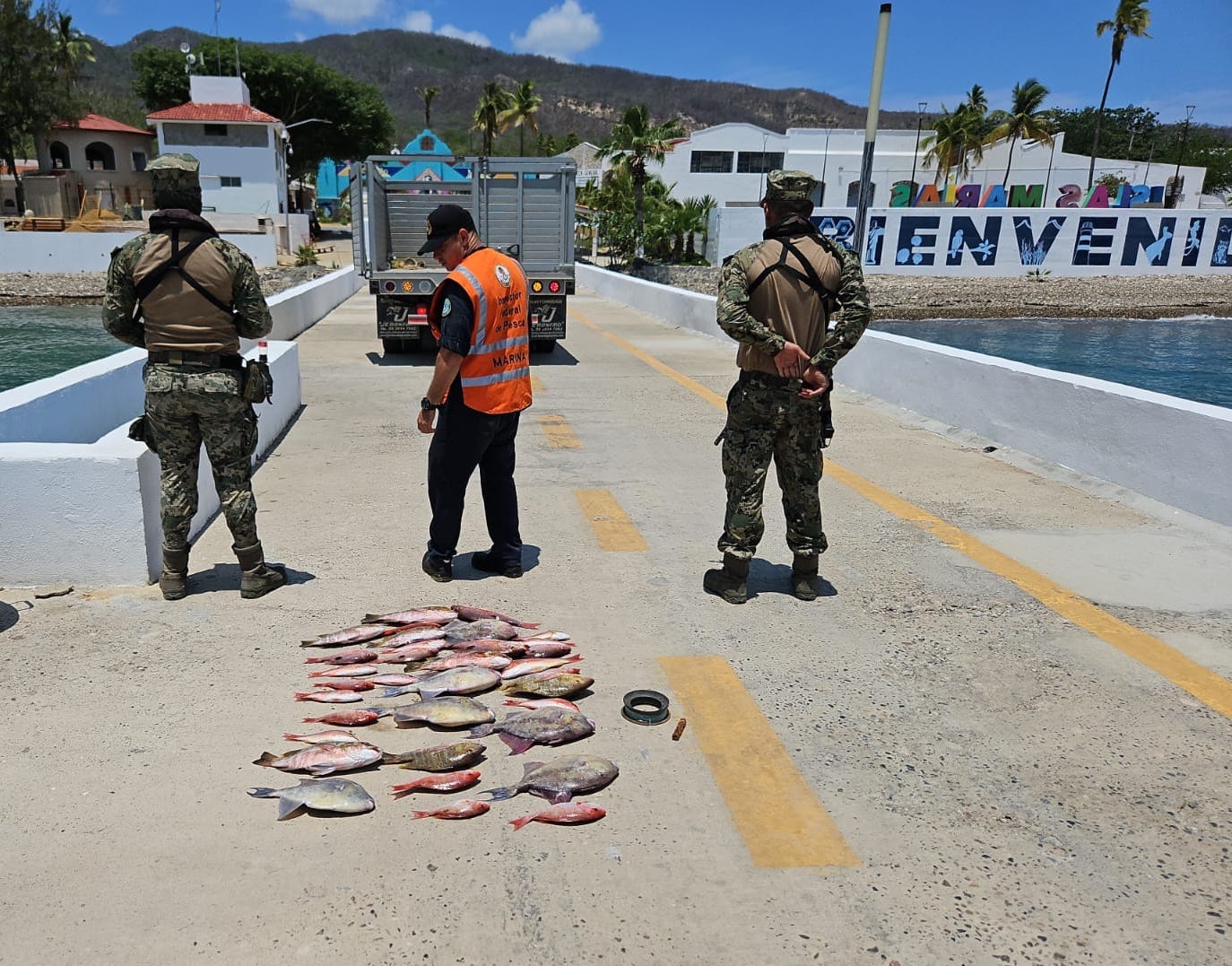 Retienen embarcación por pesca ilegal en el archipiélago de Islas Marías