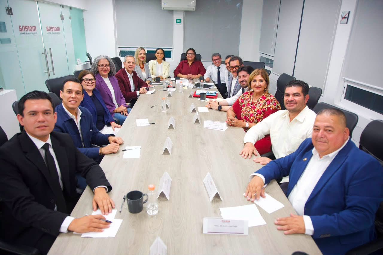 Reunión de los aspirantes a la gubernatura de Sinaloa por Morena en CDMX