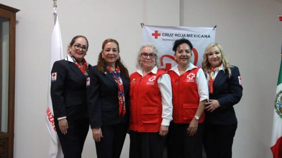 En Mazatlán, Sinaloa Cruz Roja mueve sus piezas; Lolys Rubio y Claudia Aguilar asumen nuevos cargos