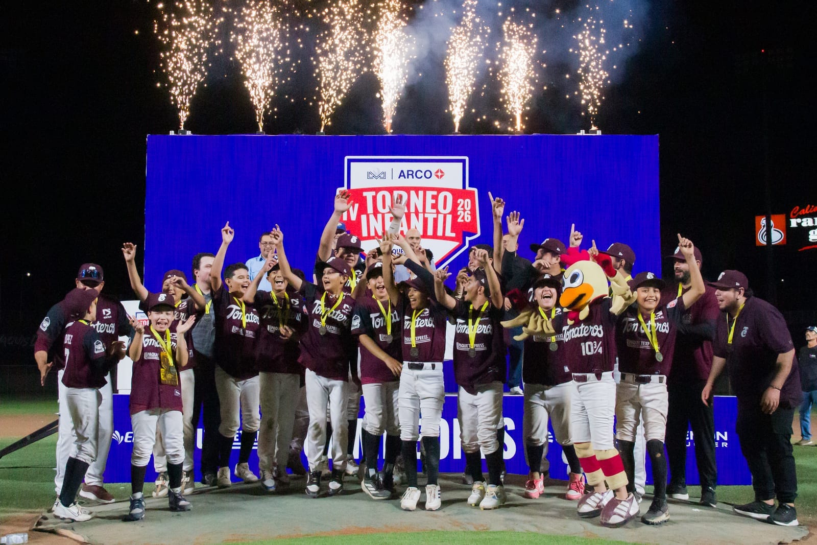 Revelan roster de los Tomateritos para la Serie del Caribe Kids 2026