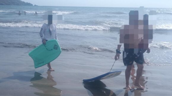 Fuerte oleaje activa rescates en playas de Mazatlán, Sinaloa; cuatro personas son puestas a salvo