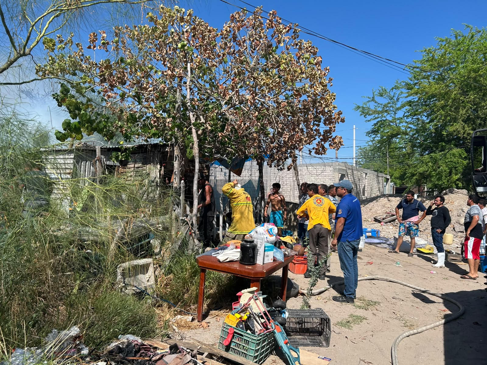 Se incendian tres viviendas en Topolobampo, Sinaloa