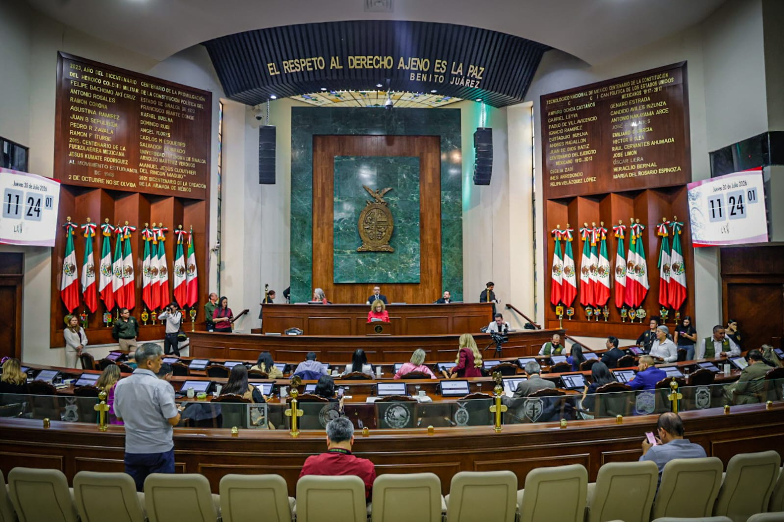 Sesión del Congreso del Estado