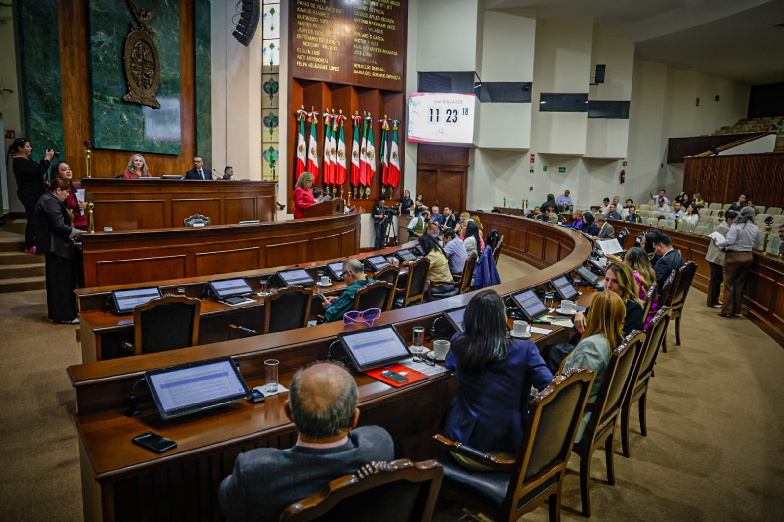 Sesión del Congreso del Estado