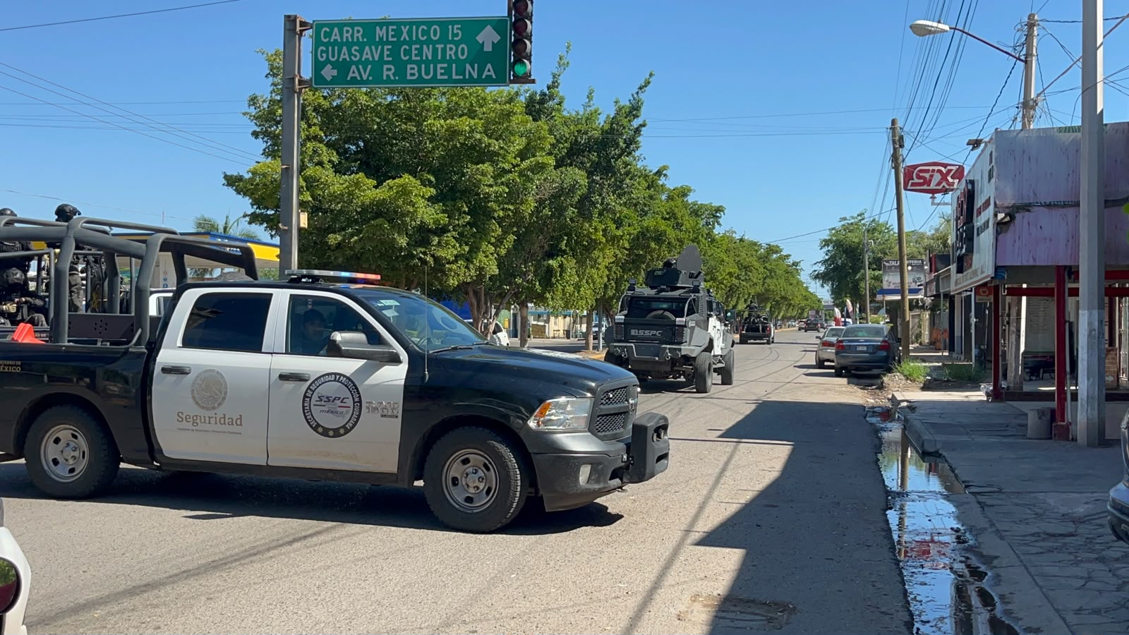 Sorprende en Guasave convoy de seguridad