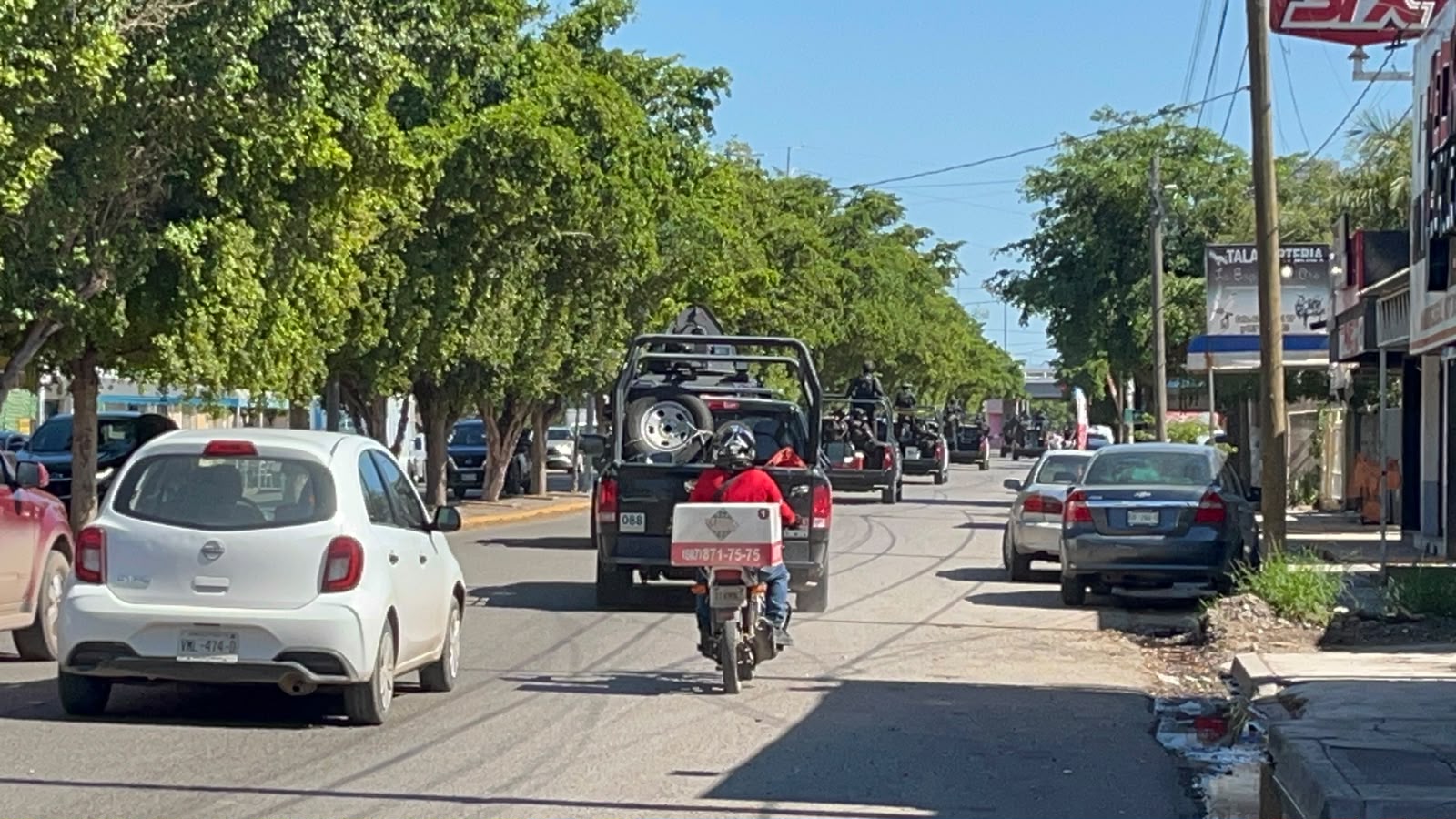 Sorprende en Guasave convoy de seguridad