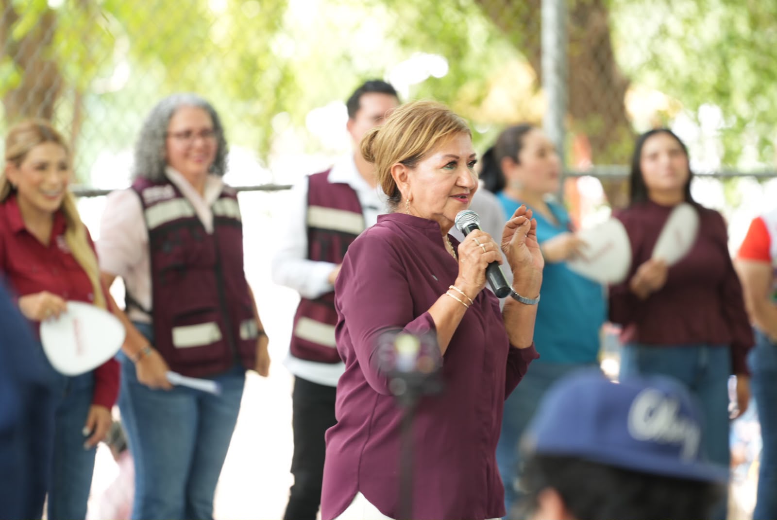Tere Guerra Ochoa sostiene encuentro ciudadano en Culiacán